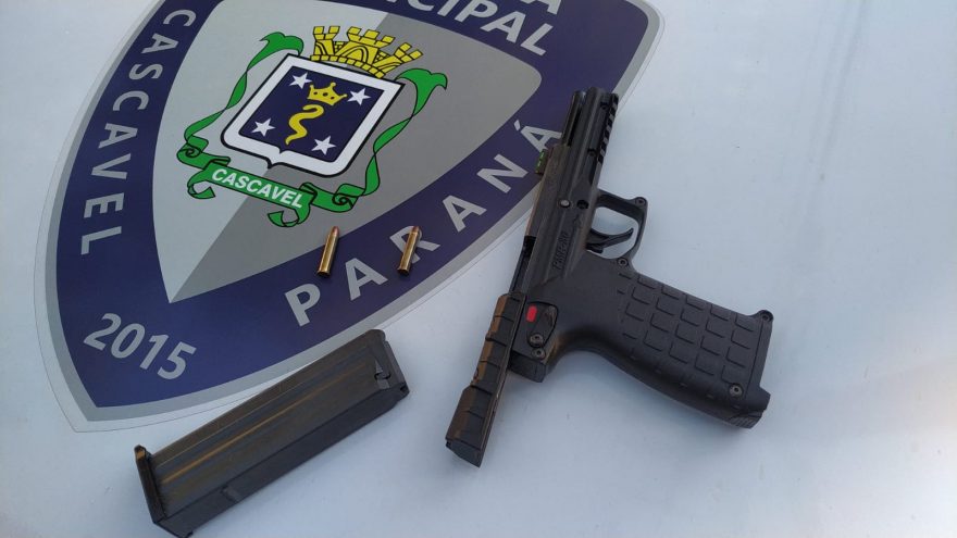 Mais uma arma de fogo é apreendida pela Guarda Municipal de Cascavel