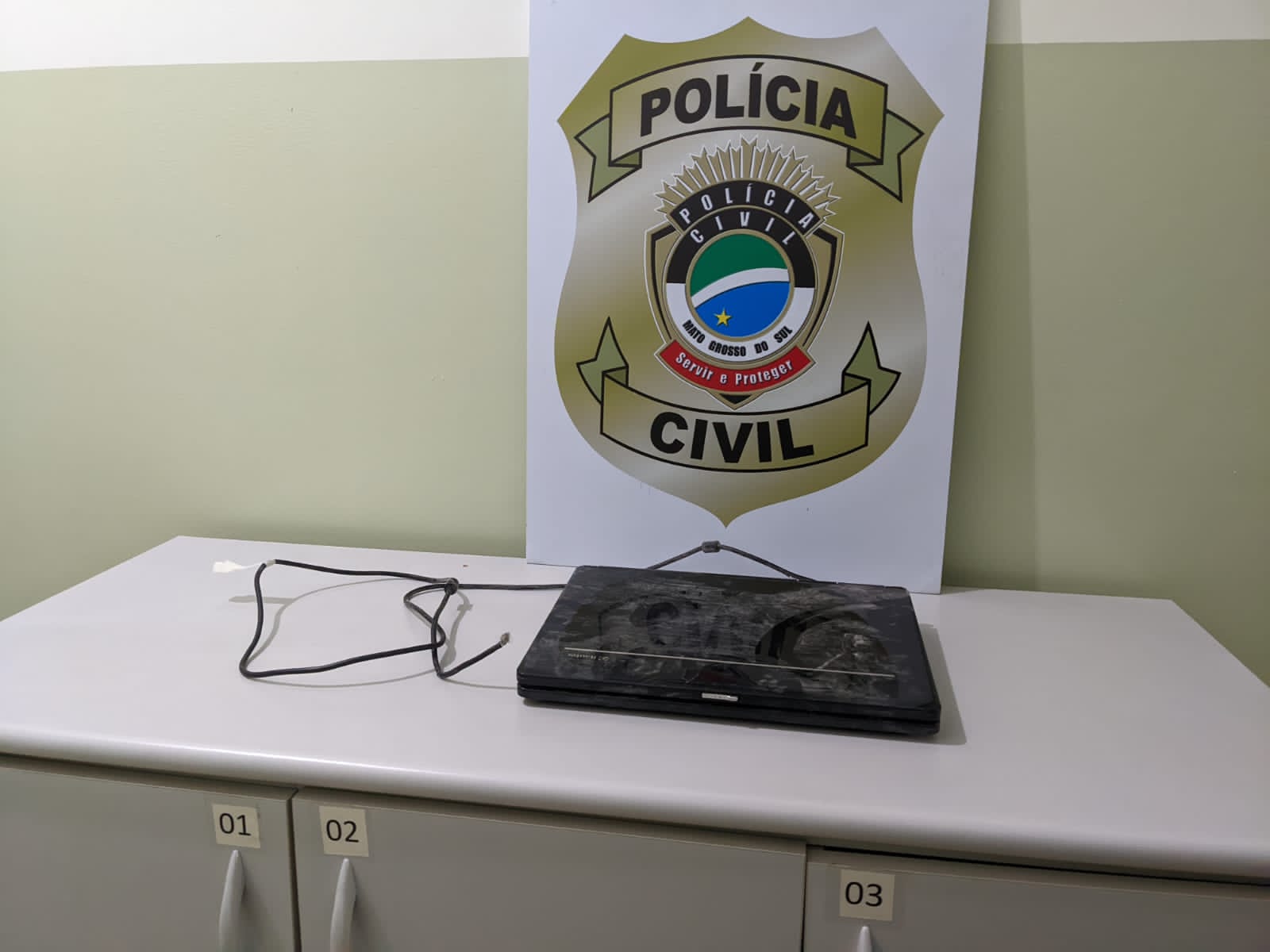 Polícia Civil recupera notebook furtado em Nova Andradina