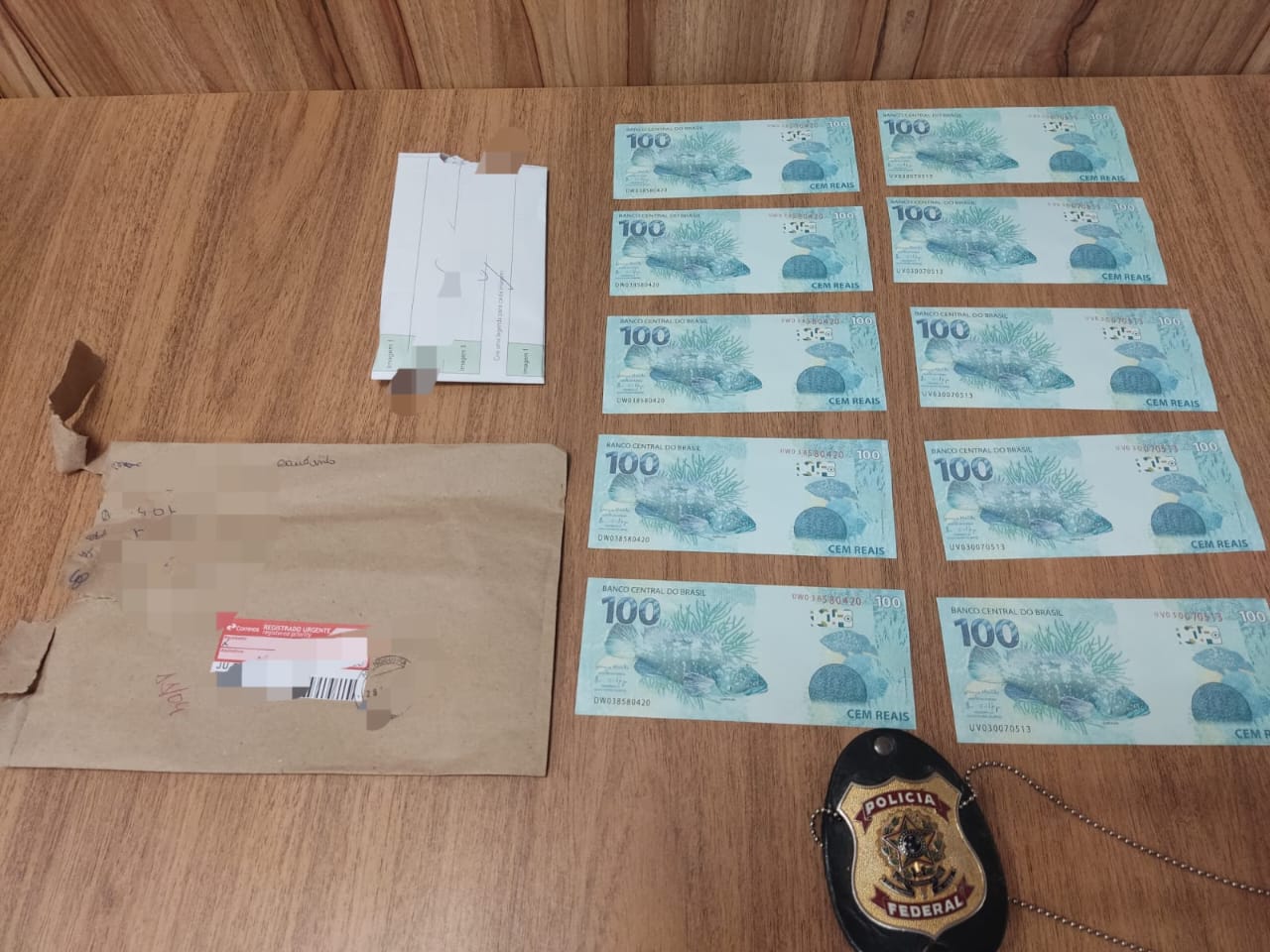 PF prende em flagrante destinatário de encomenda contendo cédulas falsas
