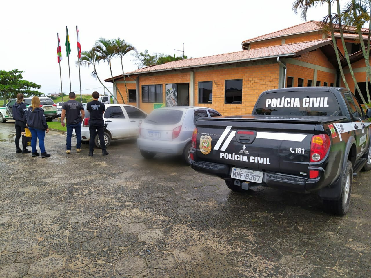 Polícia Civil deflagra a 3ª fase da operação “Vale do Silício” e cumpre mandados em Sangão, no Sul do Estado