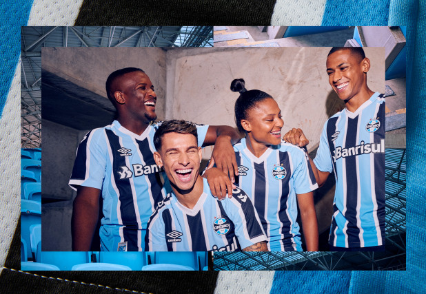 Com homenagem a Porto Alegre e apelo social inclusivo, Grêmio lança novas camisas oficiais Umbro