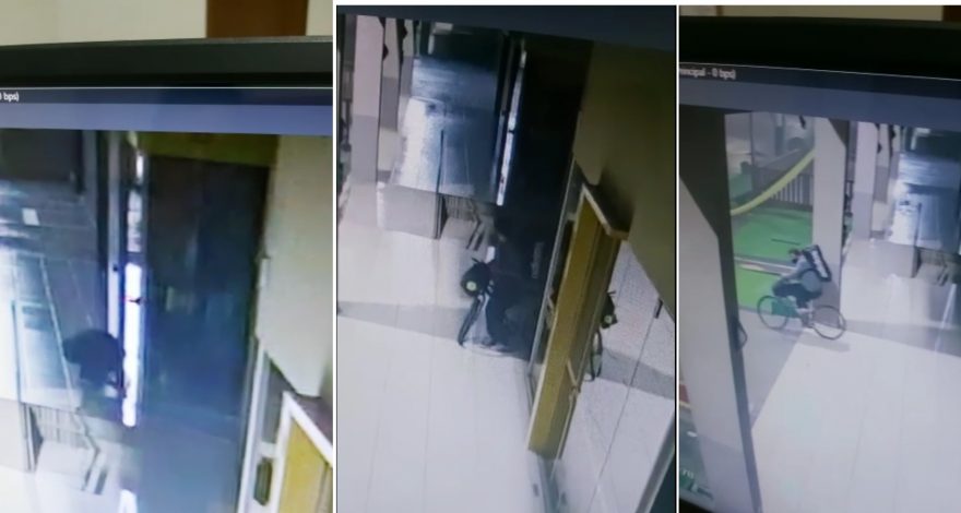 Loja do FC Cascavel no West Side é alvo de ladrão nesta madrugada