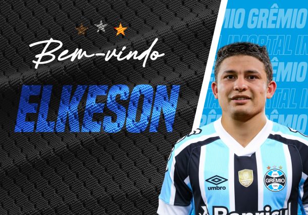 Grêmio anuncia o atacante Elkeson como novo reforço 