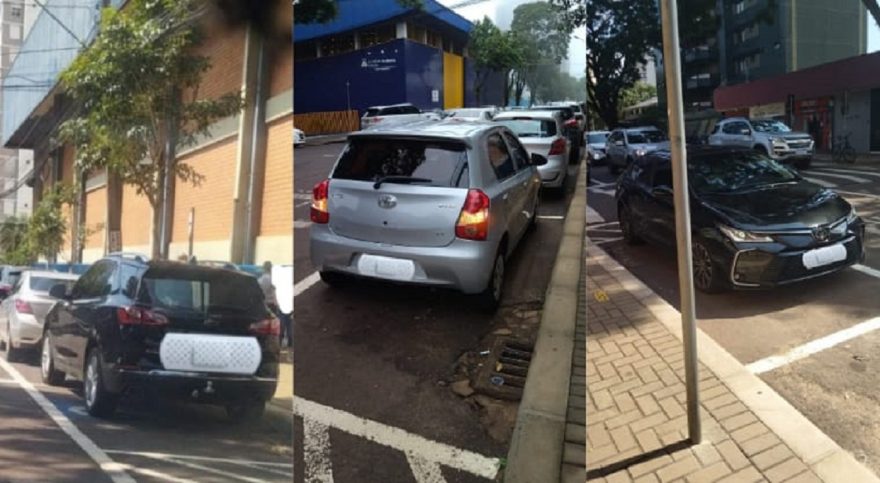 Com inveja da BMW, carentões clamam por atenção estacionando em vaga para deficientes