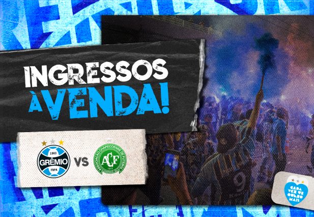 Ingressos Grêmio x Chapecoense – Tricolor estreia na Arena no Brasileirão 2022 