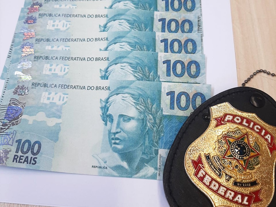 Polícia Federal prende, em Uberaba, homem com mil reais em cédulas falsas
