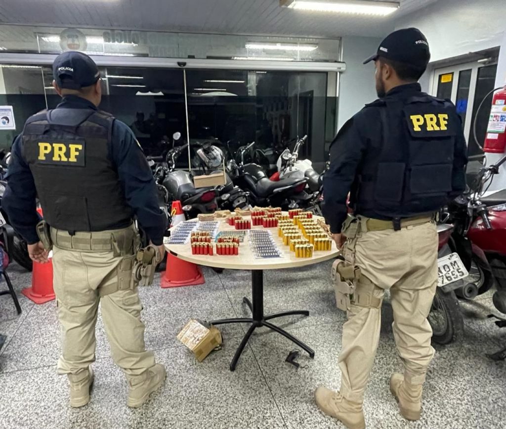 Prejuízo à criminalidade: PRF apreende mais de mil munições na BR 174