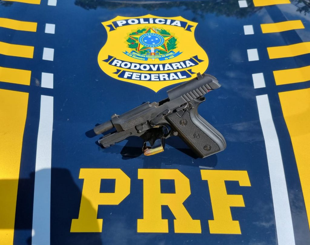 PRF apreende 1 arma de fogo e 15 munições em Gurupi/TO