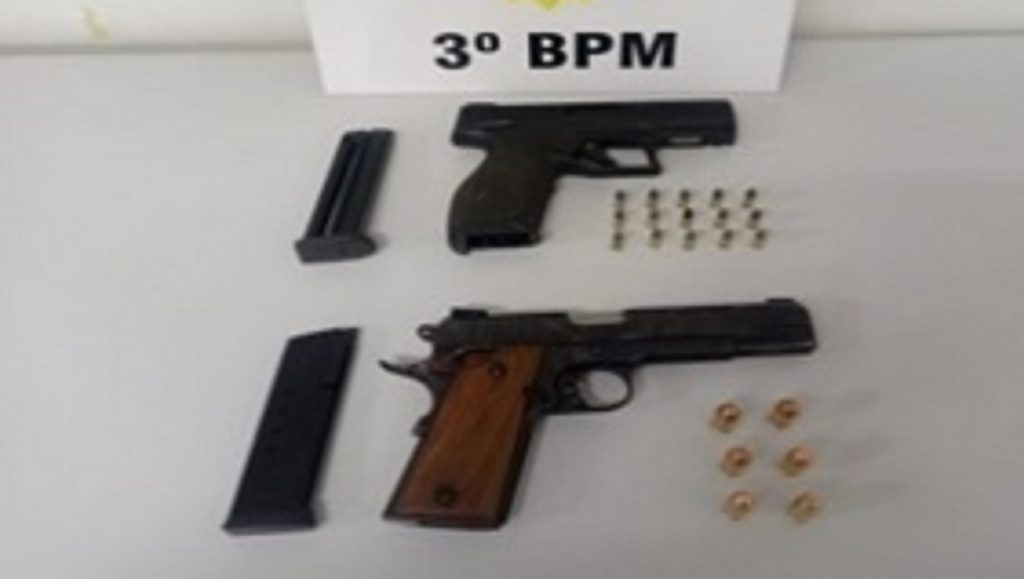 Polícia Militar apreende duas pistolas em Chopinzinho