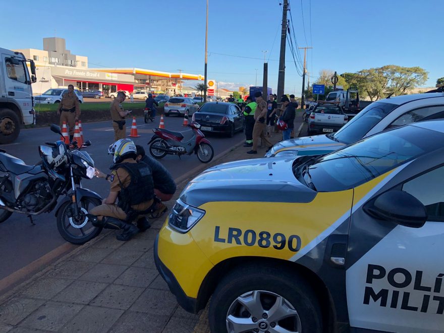 Operação Páscoa: Polícia Militar realiza bloqueios em diversos pontos de Cascavel