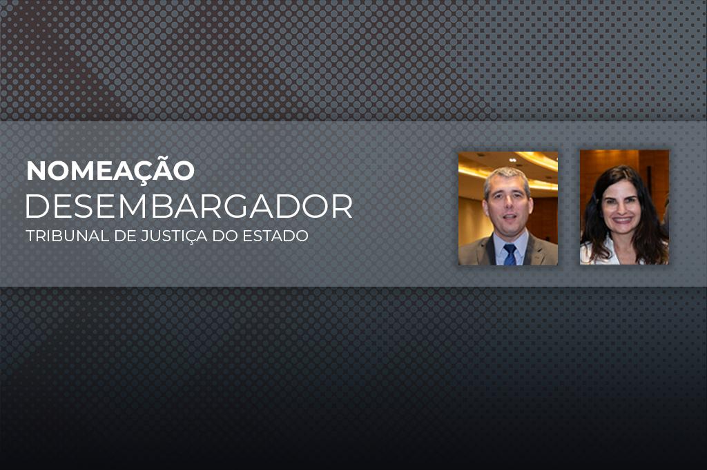 Humberto Dalla e Renata Fadel são nomeados desembargadores pelo governador Cláudio Castro