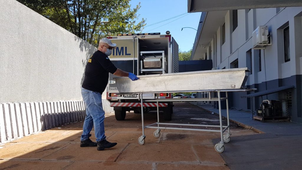 Corpo de Izaías Laurentino Braga é levado ao IML de Cascavel