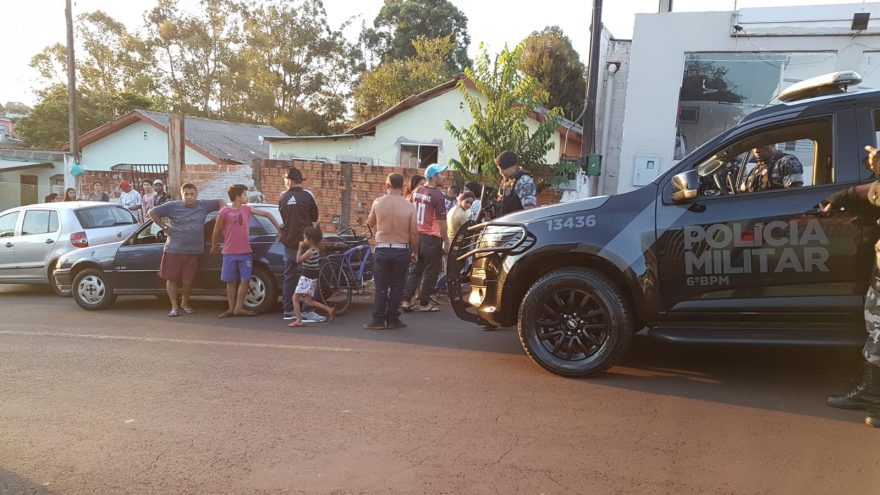 Criança é atropelada durante briga generalizada no Bairro Floresta