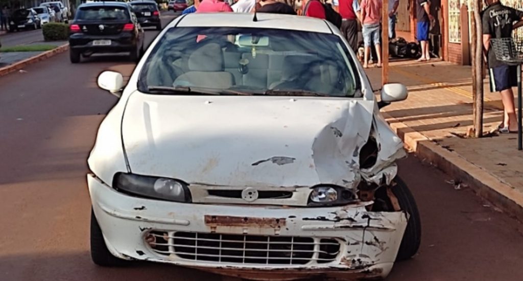 Colisão entre carro e moto no centro de Nova Santa Rosa pode ter sido uma tentativa de homicídio