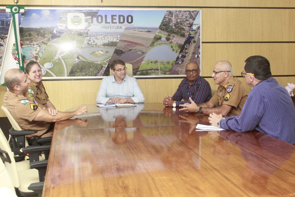 Toledo – Instrutores do Proerd convidam governo municipal para formatura da 38ª turma