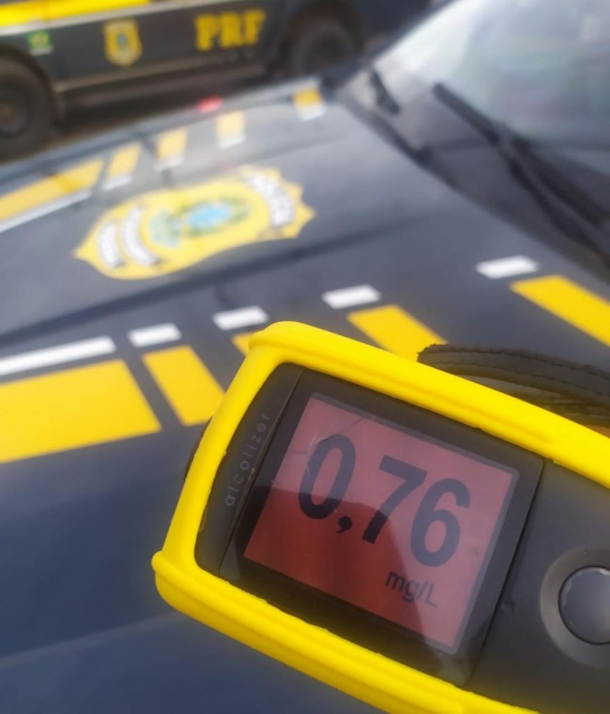 PRF registra 4 casos de embriaguez ao volante em Operação Semana Santa