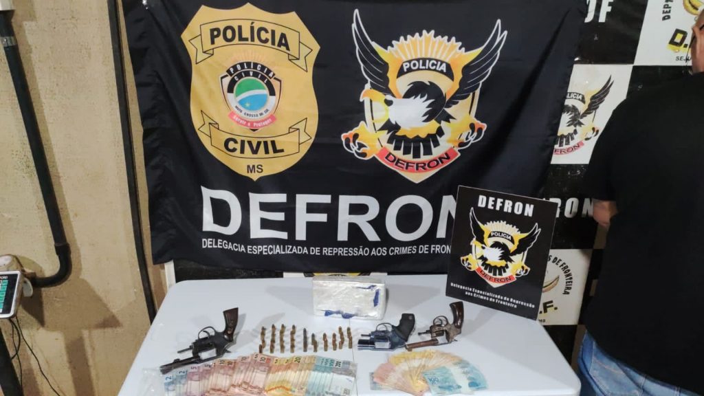 Suspeito de trabalho é preso por policiais civis com 1kg de cocaína em Ponta Porã