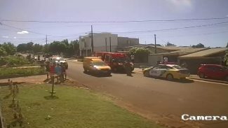 Vídeo: Veja momento em que Júlio César Pagliosa, vítima de tentativa de homicídio, recebe ajuda após ser baleado