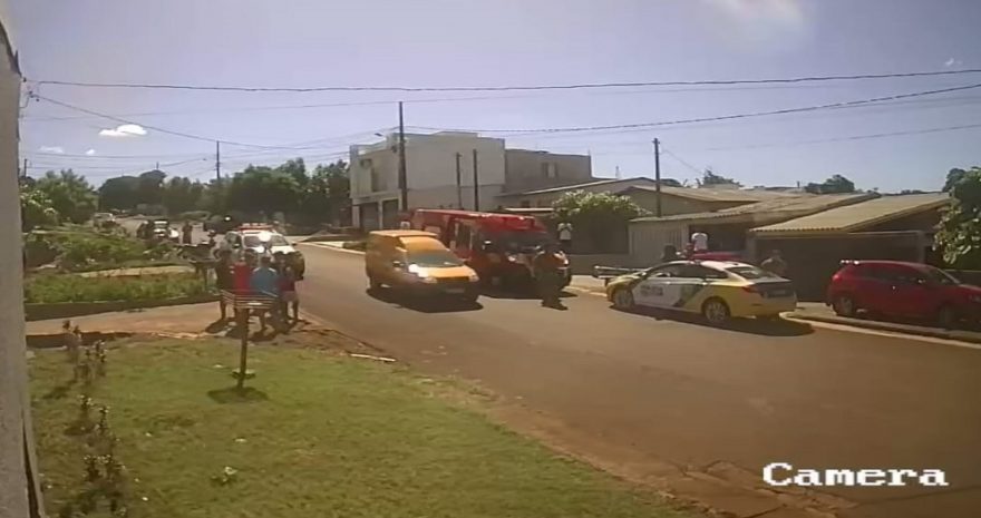 Vídeo: Veja momento em que Júlio César Pagliosa, vítima de tentativa de homicídio, recebe ajuda após ser baleado