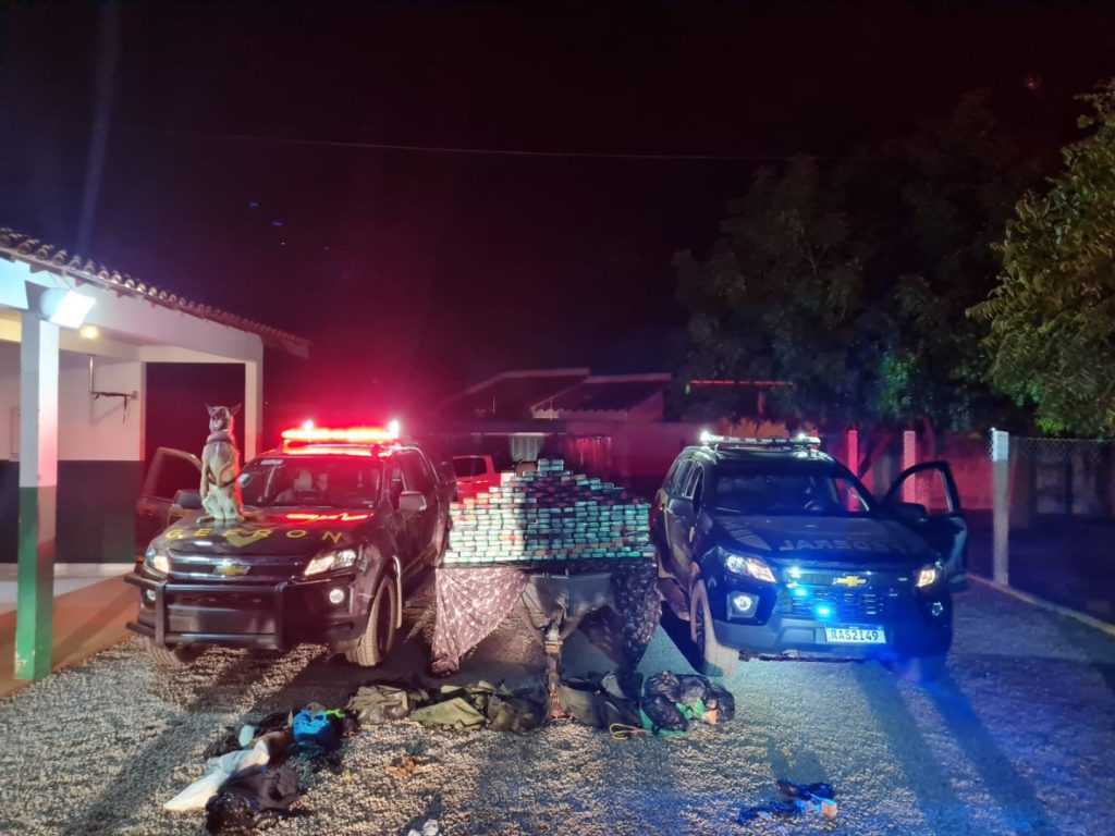PF apreende 122 kg de pasta base de cocaína
