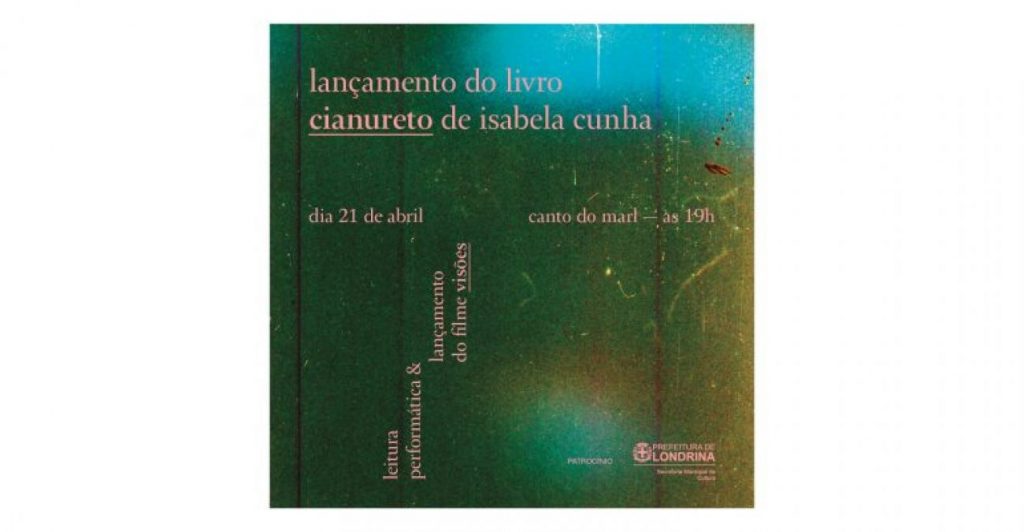 Livro “Cianureto” será lançado no Canto do Marl nesta quinta-feira (21)