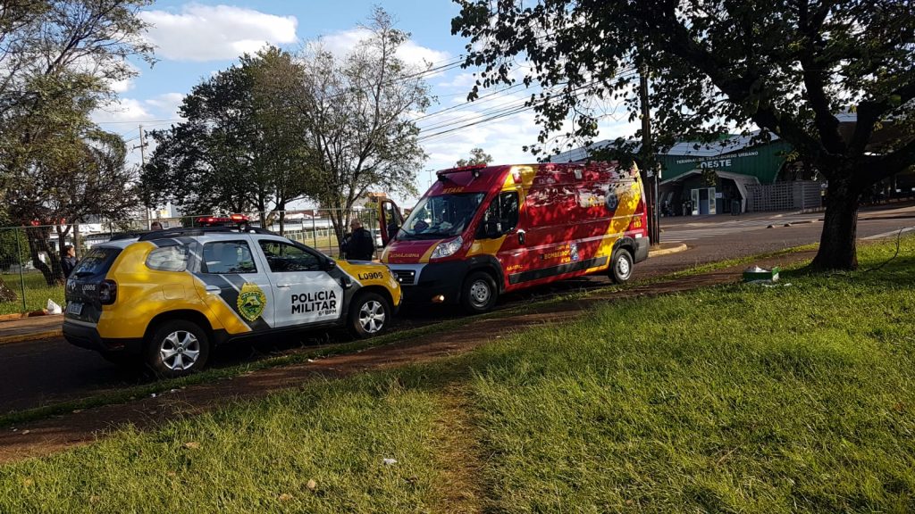 Taxista agride homem após receber ameaças na rodoviária de Cascavel