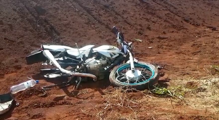 Motocicleta é encontrada abandonada na Av. Guaíra, em Cascavel