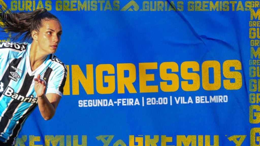 Ingressos para Grêmio x Santos, pela 7ª rodada do Campeonato Brasileiro A1