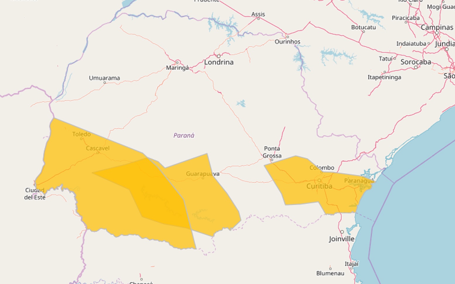 Defesa Civil Emite Novo Alerta De Temporal Para Várias Regiões Do Estado Cgn