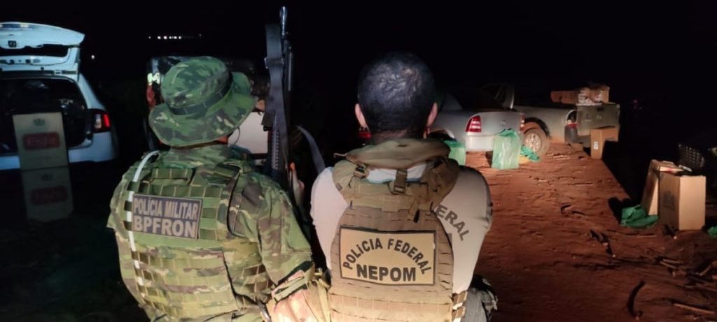 BPFRON e PF interceptam grande comboio de cigarros