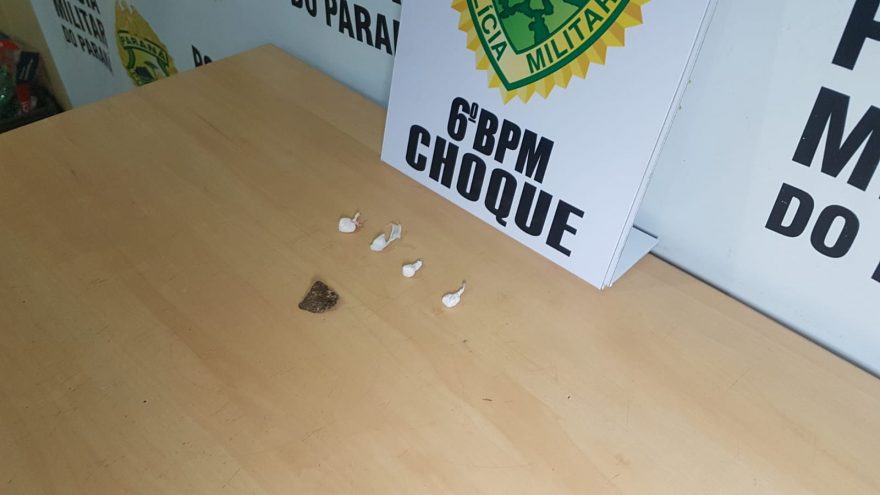 Menor em posse de drogas é apreendido pela PM no Centro