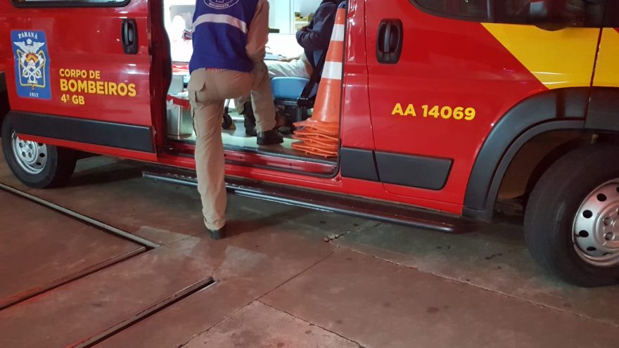 Após ser vítima de agressão, homem pede ajuda em posto de combustíveis no Centro