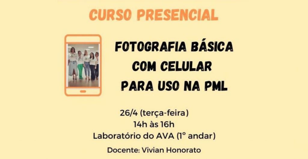 Secretaria de Recursos Humanos promove curso de fotografia básica com celular