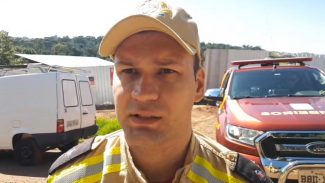 Tenente do Corpo de Bombeiros fala sobre resgate de trabalhador que ficou suspenso em prédio