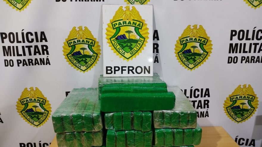 Casal é detido pelo BPFron na posse de mais de 39kg de maconha