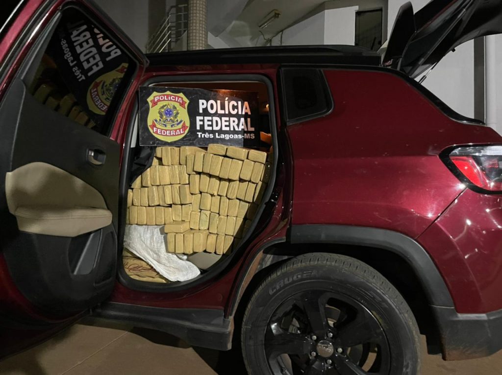 Polícia Federal apreende 720 kg de maconha em Três Lagoas/MS