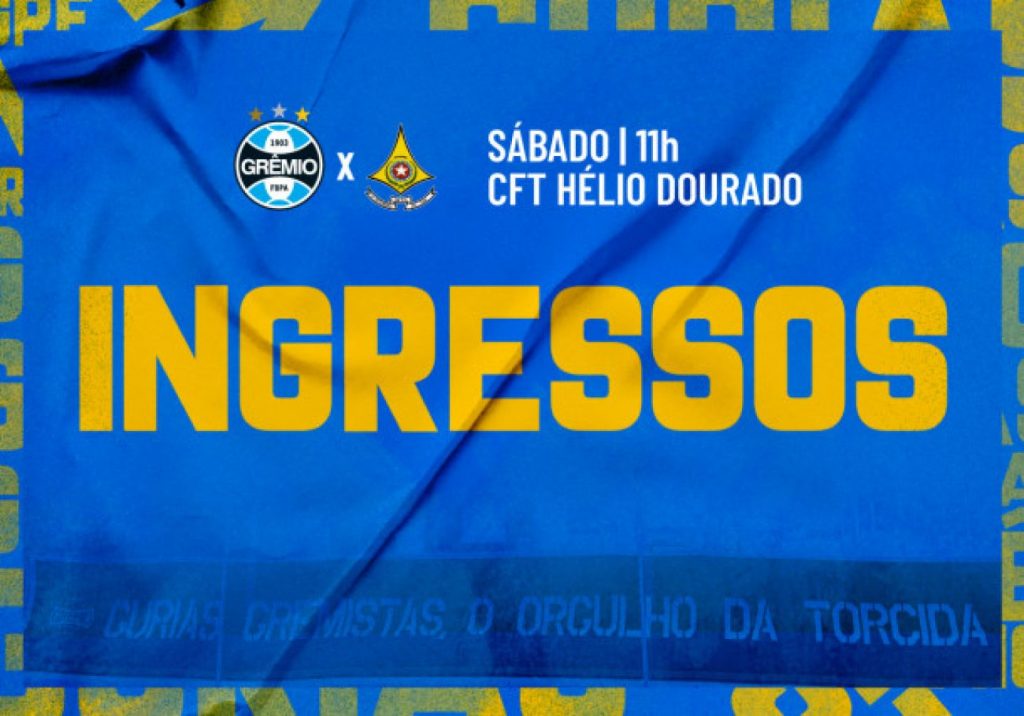Ingressos para Grêmio x Cresspom, pelo Brasileirão Feminino A1