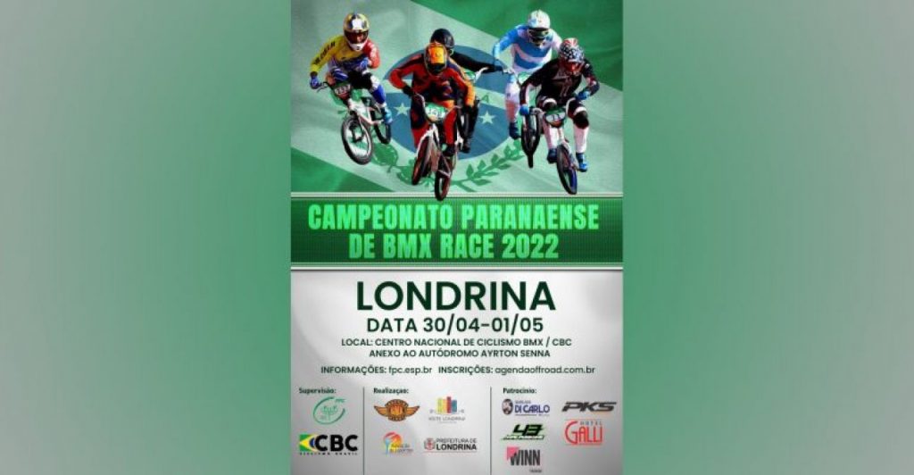 Londrina sedia etapa do Campeonato Paranaense de BMX Race neste fim de semana