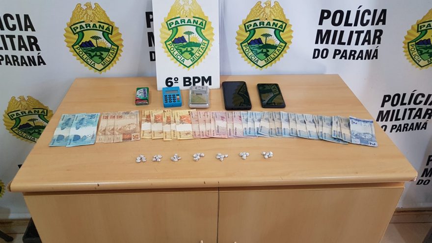 Homem é detido com 35 pedras de crack e R$ 539,00