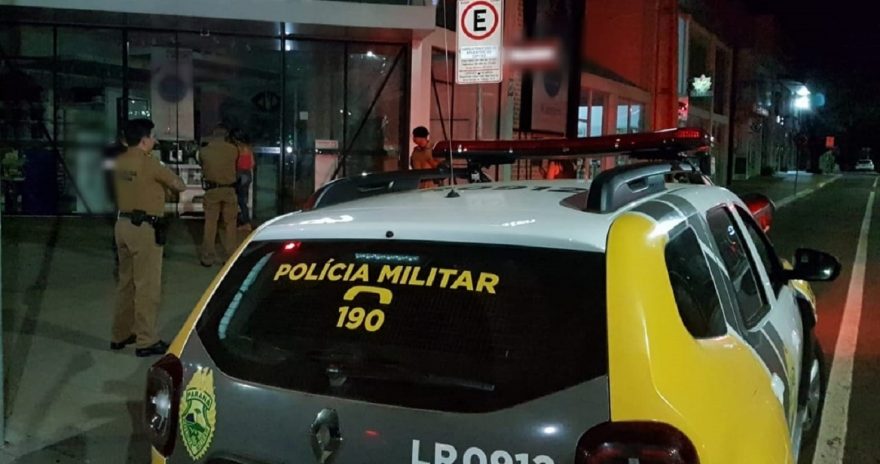 Mais uma loja foi arrombada no Centro de Cascavel; comerciantes estão ficando desesperados