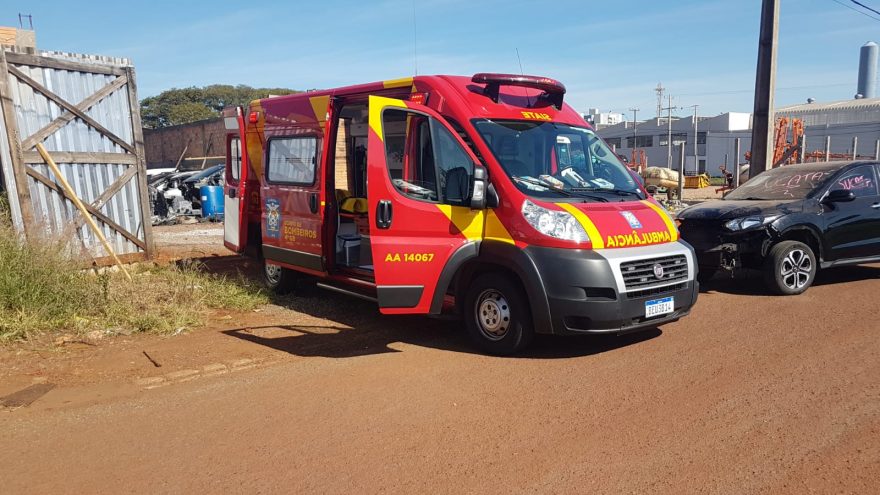 Homem fica ferido em obra no Bairro Pacaembu, em Cascavel