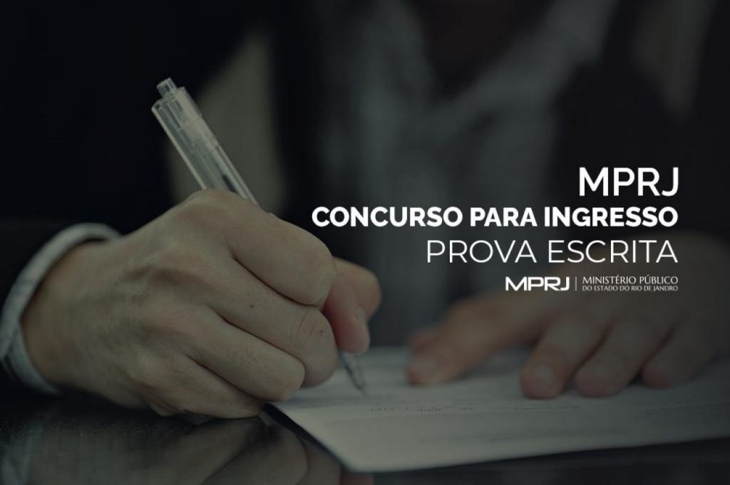 MPRJ realiza neste domingo primeira prova escrita especializada do XXXVI Concurso Público para ingresso na carreira