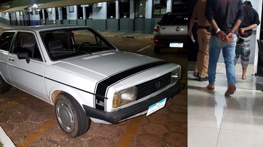 Após perseguição, Voyage furtado em Guaraniaçu é recuperado em Cascavel; dois indivíduos foram presos