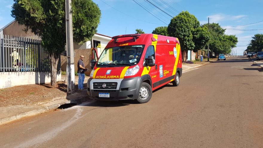 Mulher de 82 anos é socorrida após sofrer queda no Bairro Interlagos