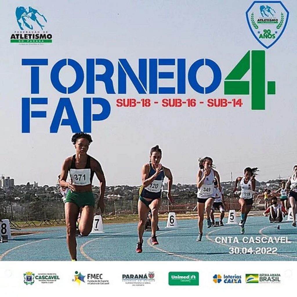 Torneio FAP reúne atletas no CNTA em Cascavel