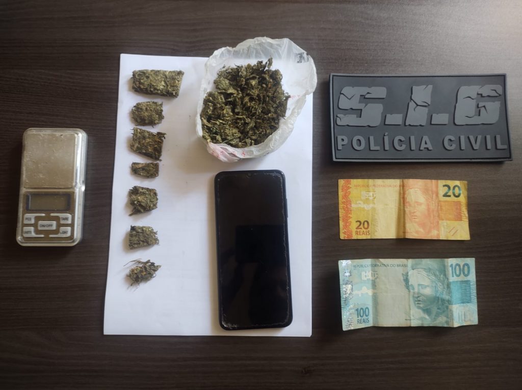 Policiais Civis prendem homem em flagrante por tráfico de drogas e fecham boca de fumo em Três Lagoas