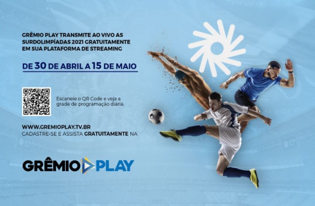 Grêmio Play transmite ao vivo a Surdolimpíadas 2021