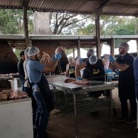 Imagem referente a Trabalhos seguem a todo vapor para a preparação do maior churrasco do Brasil 