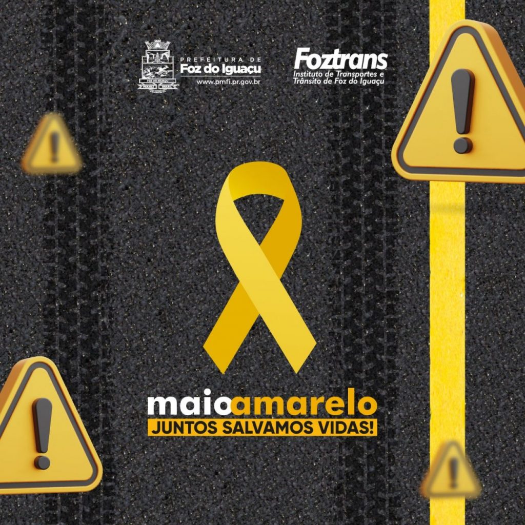 Maio Amarelo: Foz tem queda no número de acidentes e óbitos no trânsito