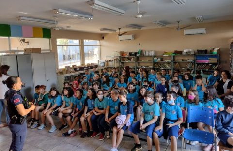 Imagem referente a Projeto da Guarda Municipal “Palestra nas Escolas” já atendeu quase 3.800 alunos